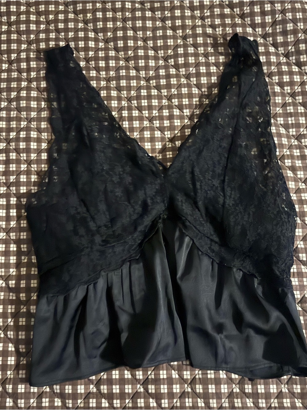 American Eagle Outfitters Black Lace V-Neck Camisole
